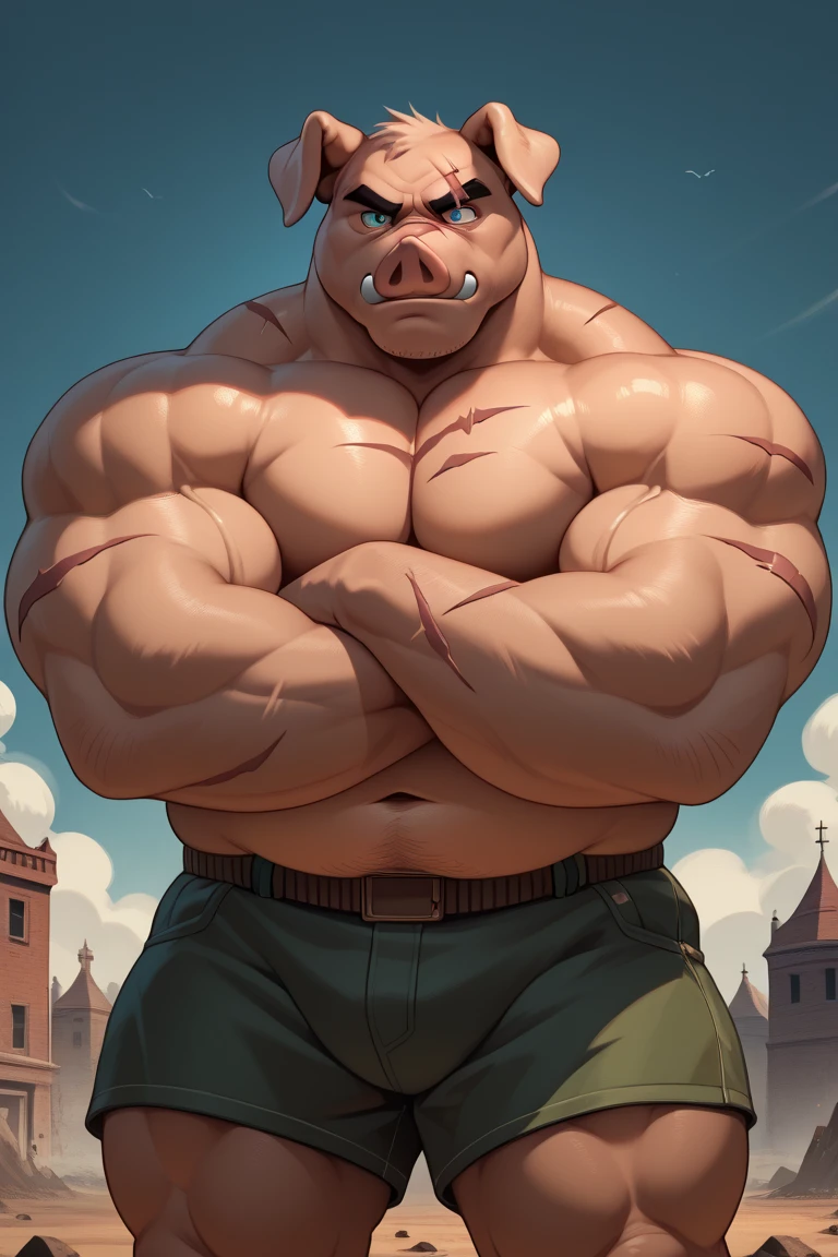 George the muscle pig 