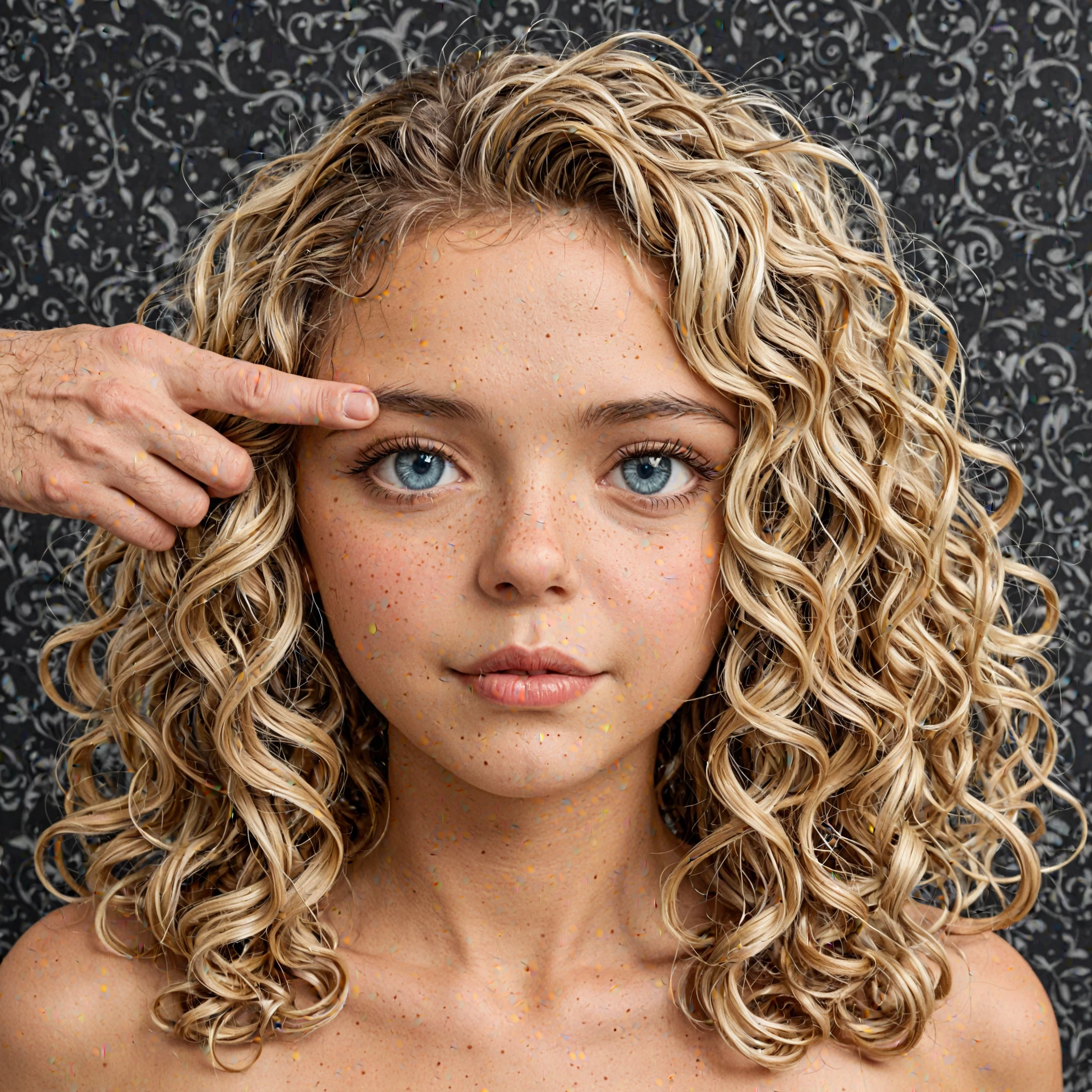 There's a young kids blonde with curly hair and a white tank top, cabelo crespo, longo cabelo loiro fofo cacheado, longo cabelo loiro fofo cacheado, cabelo loiro muito cacheado, cabelo loiro muito cacheado, blonde messy hair, cabelo loiro loiro cacheado, cabelo loiro cacheado | d & d, cabelo virado, messy curly hair, menina de cabelos loiros cacheados curtos, cabelos loiros cacheados, loiro encaracolado