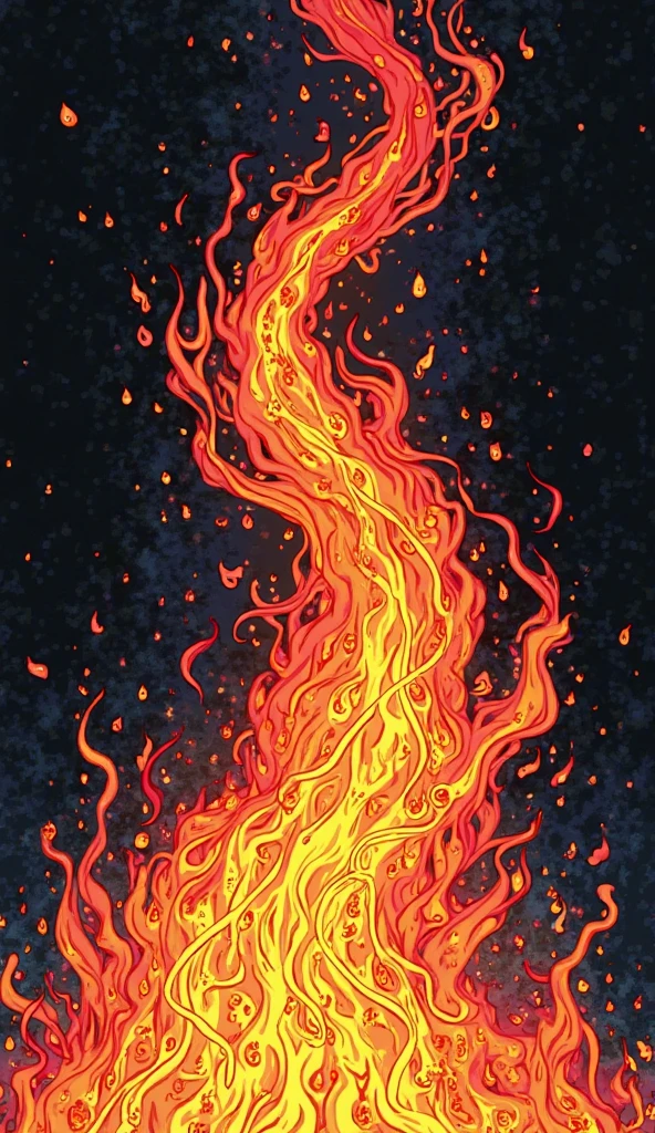 Black forest,Burns with red fire,fire,blood,dark,Black background