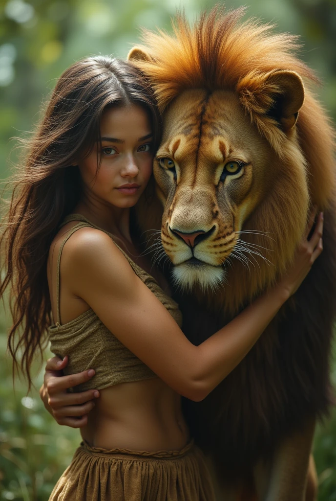 Girl eaten by lion