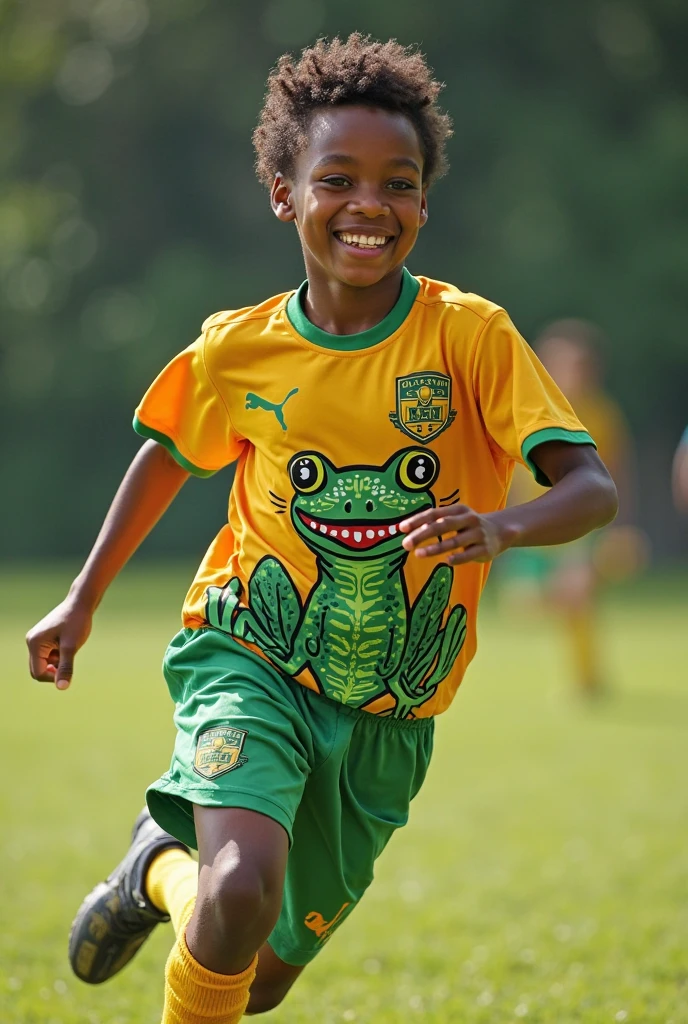 To create a mascot for Quilombo F.c., Let's consider the rich history and culture associated with the term "Quilombo" and how this can be represented in a powerful and inspiring way. Here's an idea for your team mascot:
### STEP 1: Team Identity
- **name do Time**: Quilombo F.c.
- **cores do Time**: Suppose the colors are green and yellow (you can adjust according to the real team colors).
- **Valores e características**: Resistance, courage, community, freedom and team spirit.
### Step 2: Escolha um charachter
- **charachter**: A quilombola warrior, symbolizing resistance and the fight for freedom.
### Step 3: Mascot Design
- **Shape and Style**: A warrior with a confident and determined stance. The style must be friendly, mas também refletir a força e a courage.
- **Trajes e Accessories**: Dressed in the Quilombo F uniform.c., incorporating traditional quilombola elements, as props and details that recall African culture.
### Step 4: name do Mascote
- **name**: "Quilombinho" ou "zombie's", em homenagem a zombie's dos Palmares, an icon of quilombola resistance.
### Visual Description - **cabeça**: A smiling and determined face, with features reminiscent of African heritage. May have a headband or headpiece.
- **corpo**: Dressed in the Quilombo F uniform.c. (green shirt with yellow details, yellow shorts), with accessories that represent quilombola culture, like bracelets or necklaces.
- **Pose**: in position of action, as if you are about to make a pass or shot, or perhaps raising a fist in a sign of victory and resistance.
- **Accessories**: A soccer ball on the side, chuteiras, and perhaps a shield with the Quilombo F emblem.c.
### Mascot Example: zombie's, the Quilombola Warrior
**Team Identity**
- name: Quilombo F.c.
- cores: Green and Yellow - Values: Resistance, courage, community, freedom, Team Spirit
**charachter**
- Quilombola Warrior
**Mascot Design