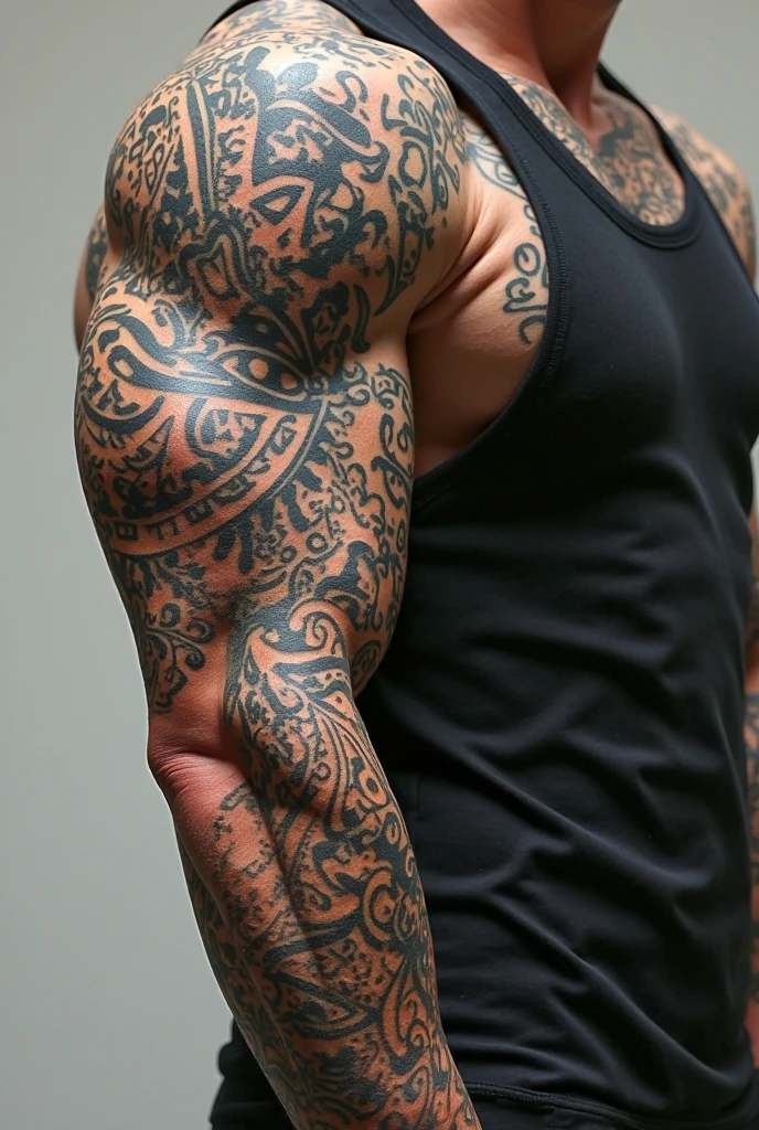 A tattoo for the man's arm with a unique and beautiful design