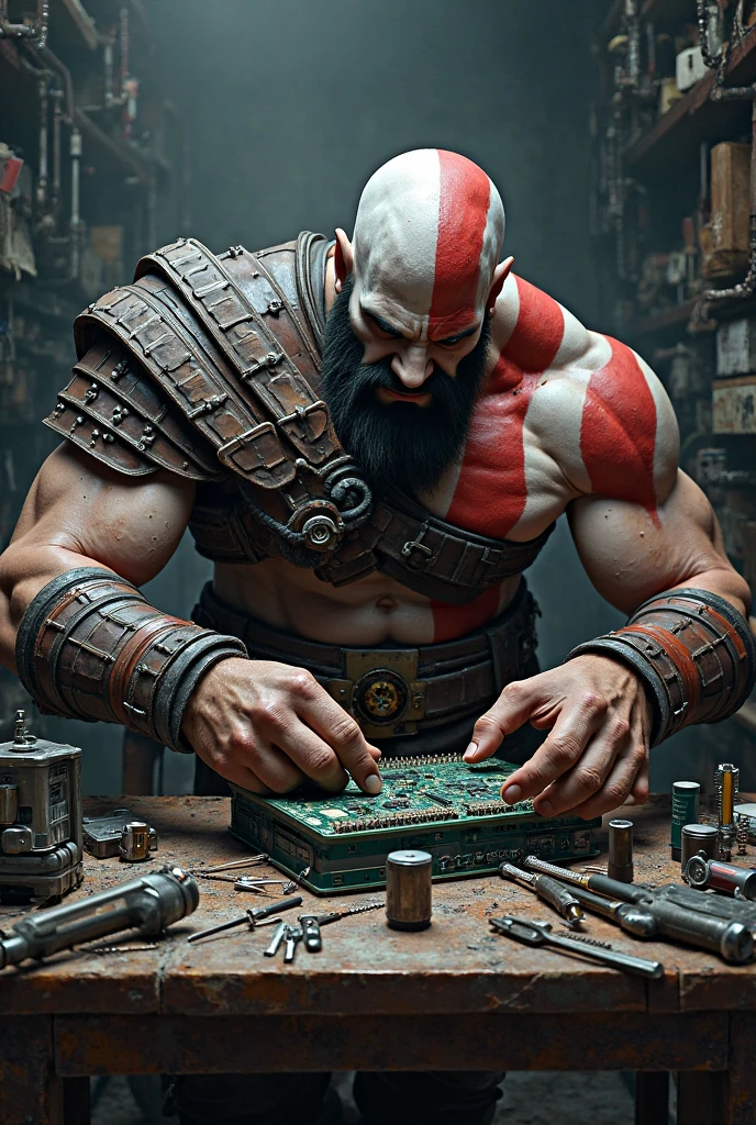 Kratos as a toy salesman