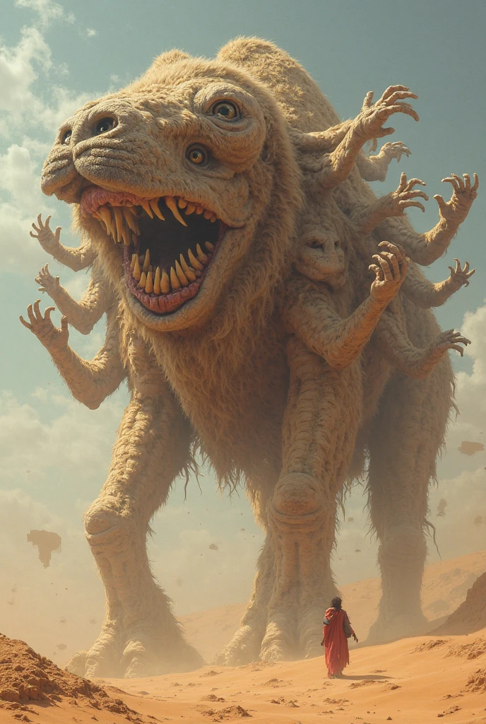 A creature that is a cross between a horse and a giraffe。