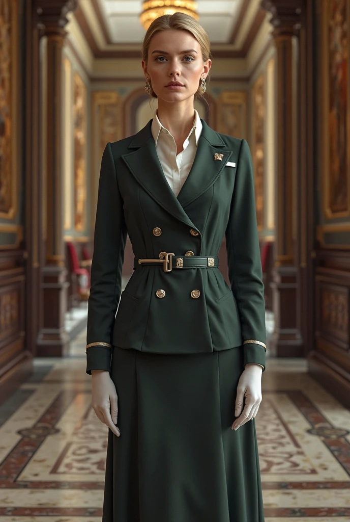Women social graces and etiquette club uniform