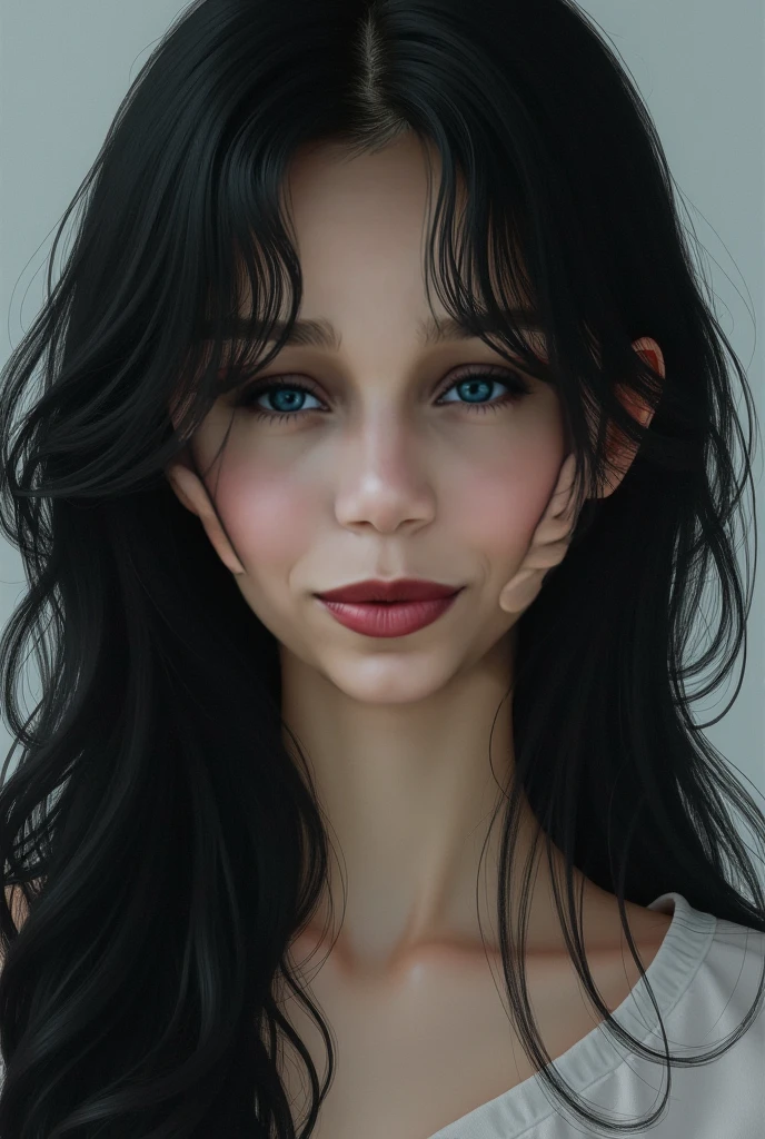 (masterpiece, best quality, high resolution:1.2), (extremely detailed, realistic, intricate details, highres), highres, official art, extremely detailed cg unity 8k wallpaper,
(Miss fortune), long dark grey hairs in 1 three-strand braid, (dark grey hair), ((blue eyes)), (large sagging breasts), (mature female, adult face, adult body), (black makeup), black eyeliner, <lora:MatureFemalePixAI2Any:0.2> mature female,  
focus portrait, 
<lora:lora_perfecteyes_v1_from_v1_160:0.8> perfecteyes eyes,
yellow dress
(((Happy, wide smile and furrowed brow.))),
extremely detailed background, intricate lighting, egypt room, 
<lora:add_detail:0.25>, <lora:age_slider_v6:3>