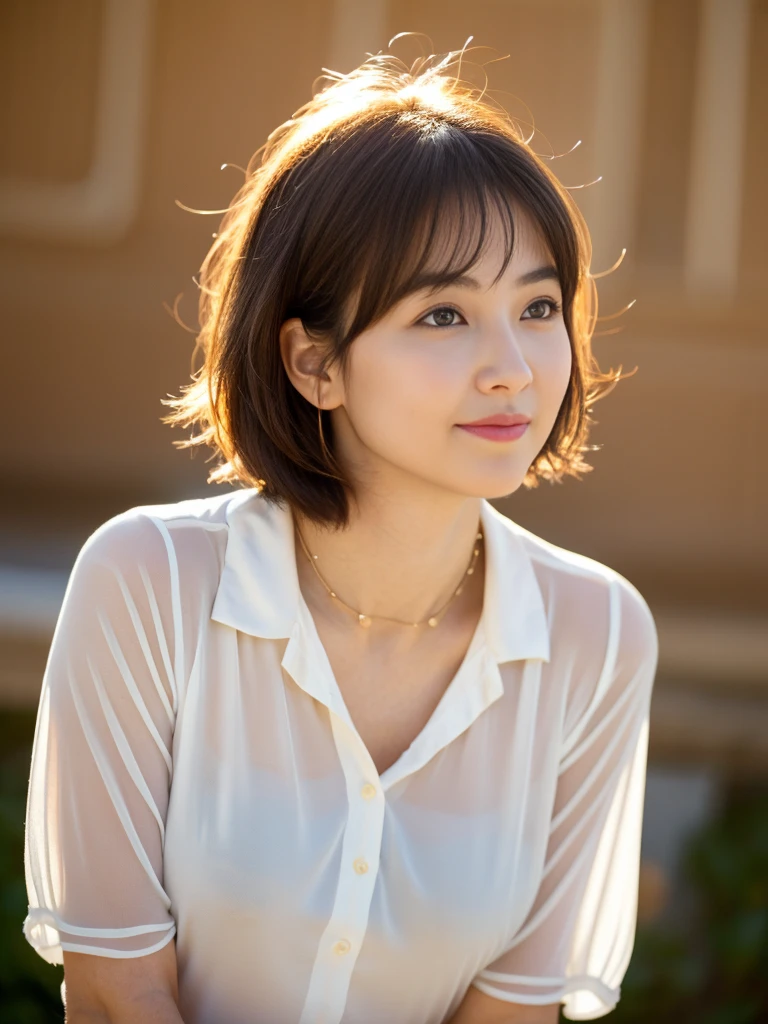 (1. Female), (The best quality at its best:1.4), (Super detailed), (Very detailed CG unified 16k), Beautiful woman with perfect figure: 1.4, Sharp focus: 1.2, Very detailed, High-quality RAW color photos, Professional photography, Great face and eyes, cosmetics, (Amazingly beautiful girl), ((Asuka)), ((shirt, Pleated mini skirt)), Are standing, Sexy posture,(Stylish cityscape, Dawn, Dawn:1.3), (View from below), Realistic movie faces, Wide zoomed out view of head to foot length, Full body long view, Realistic, ((Realistic natural orange red hairstyle, Realistic blue eyes, (Cute short bob hair:1.5)), nice, Very beautiful face, Perfect model beauty, Mouth swelling, Highly detailed face and skin texture, Fine grain, double eyelid, Medium chest, smile, Crack, west, (masterpiece), highest quality, High resolution, Very detailed, Blurred Background, Depth of written boundary, Cinema Lighting, Great legs, High heels, Clear, well-maintained skin, (((Women make up the majority of the photo)))