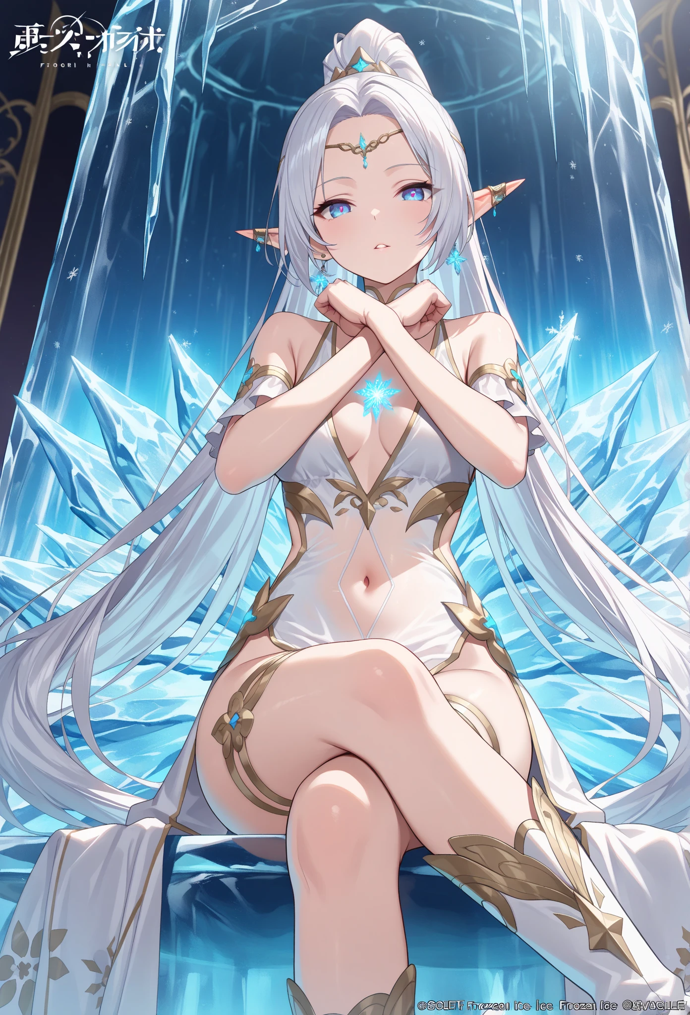 1 woman、Radiant hair、fluffy and soft hair、Sparkling eyes、爆乳、Too large breasts、Seductive breasts、Sheer underwear、Tiara of the Goddess、goddess god々Feeling、lace cape、aquamarine choker、Castle Room、Long Lace Bale、Ruffles and ribbons、A smile、The upper part of the body、 A glowing wand made of crystal.、Wings encrusted with aquamarine、A benevolent look、Eternal brilliance、Too large breasts、爆乳、puffy chest、Cinderella's Castle、Navel Ejection、I can see my nipples