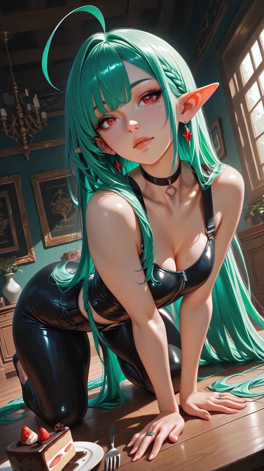 melhor qualidade, highres, 1girl, solo, cabelo preto, seios, rabo de cavalo dobrado, olhos laranjas , seios grandes desnudos, ao ar livre, mostrando a buceta, hentai, mulher linda extremamente gostosa, biquini preto, cabelo longo preso, olhos verdes, seios grandes, bunda grande