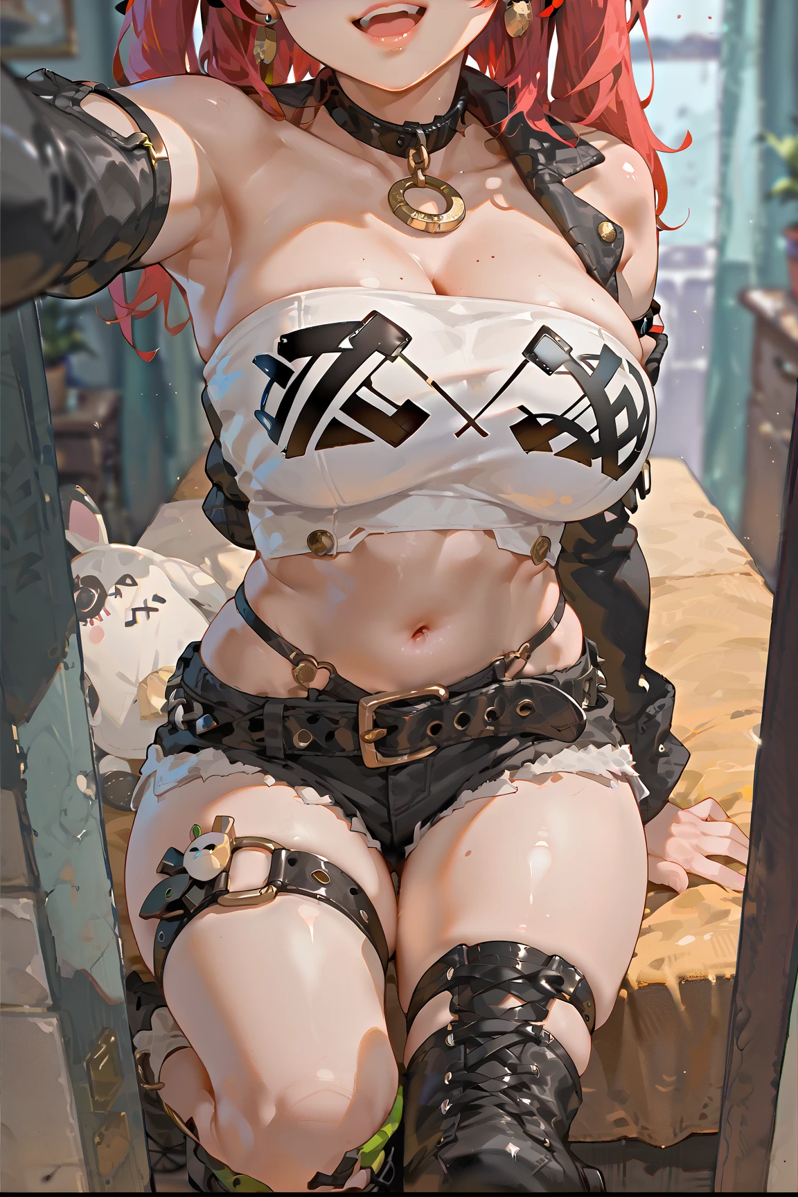 (Best Quality), ((Masterpiece), (Details: 1.4), 3D, HDR (High Dynamic Range), Ray Tracing, NVIDIA RTX, Super Resolution, Unreal 5, Subsurface Scattering, PBR Textures, Post Processing, Anisotropic Filtering, Depth of Field, Maximum Acutance and Acutance, Multilayer Textures, Albedo and Highlight Maps, Surface Shading, Accurate Simulation of Light-Material Interactions, Perfect Proportions, Octane Rendering, Bicolor Light, Large Aperture, Low ISO, White Balance, Rule of Thirds, 8K RAW, Pink Puffiness, NSFW, ((2 Girls Love Each Other)), (Crowd Watching), Exposed, Seductive, Sexy, ((Deadpool Uniform)), ((Deadpool Pose)) Movies, Tears, Teardrops, (Torn Clothes: 1.9), (Clear Wet Clothes: 1.8), (Perspective Section: 1.8), Charming Leg Temptation, Drooling, Bare Shoulders, Real Rain, Wet Hair,.. Wet transparent pajamas, wet torn panties, breasts coming out, sweaty skin, blushing, (cum in face:1.4), (cum in tits:1.8), (cum in ass:1.4), (on stage), (he's wet), (panties half off)