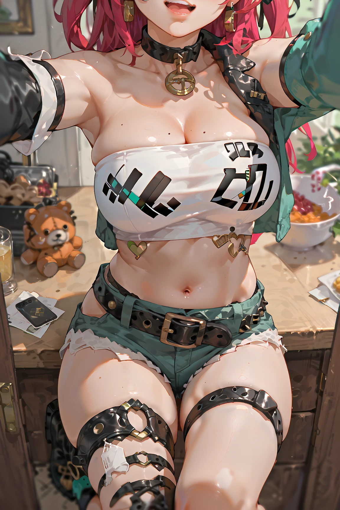Cheers Saki | Blue Archives, Iwhole Body, (NSTDA.:1.2), (10, beste-Qualit, master-piece: 1.4), ultra-high resolution, (Realistic, photorealistic portrait: 1.48), 25-year-old girl , ( Micro Beetle View - Bikini Pass:1.11), Famous Japanese celebrities, gigantic breasts, Blue Eyes, Head Tilted, cowboy shot, View from the front, looking at the audience, expressionless, Beautiful Sea Zeiss f 150mm/ 2.8 Hasselblad, Whole body, foot , Ultra-Wide Angle