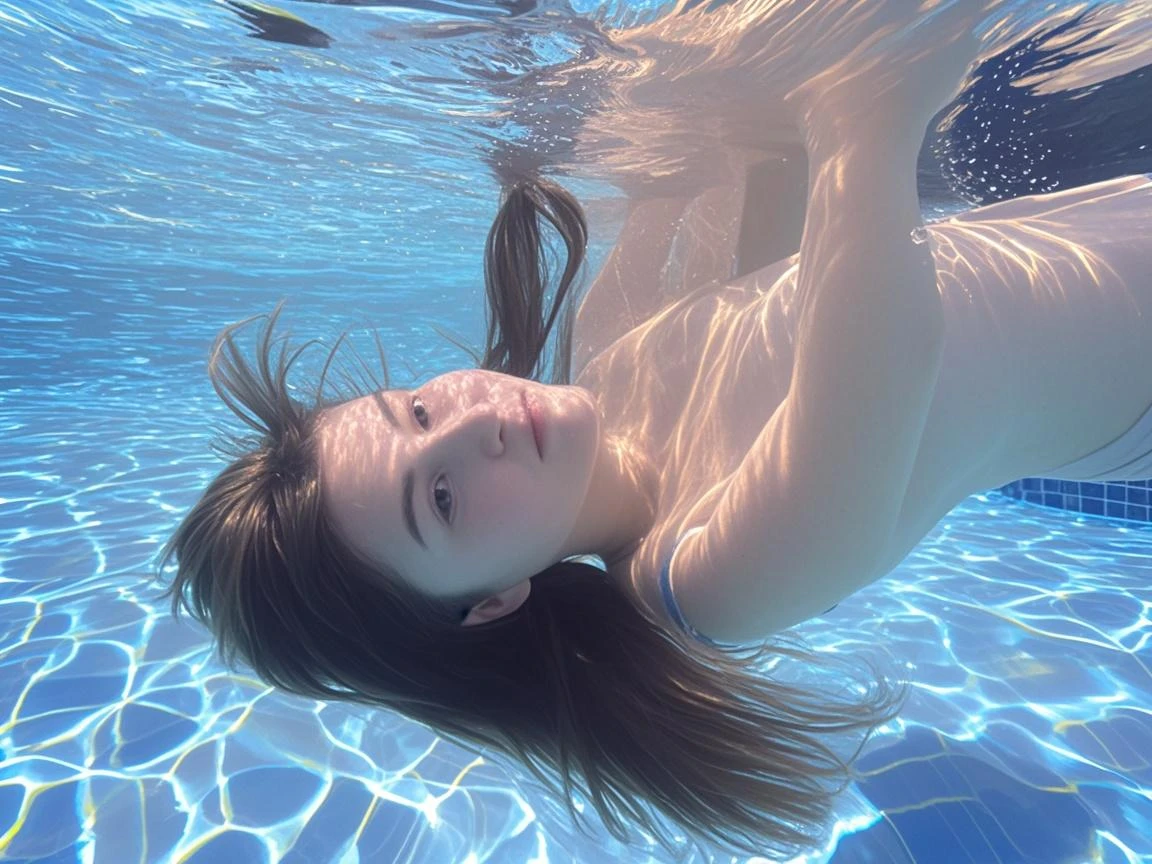 Ivonne swimming
