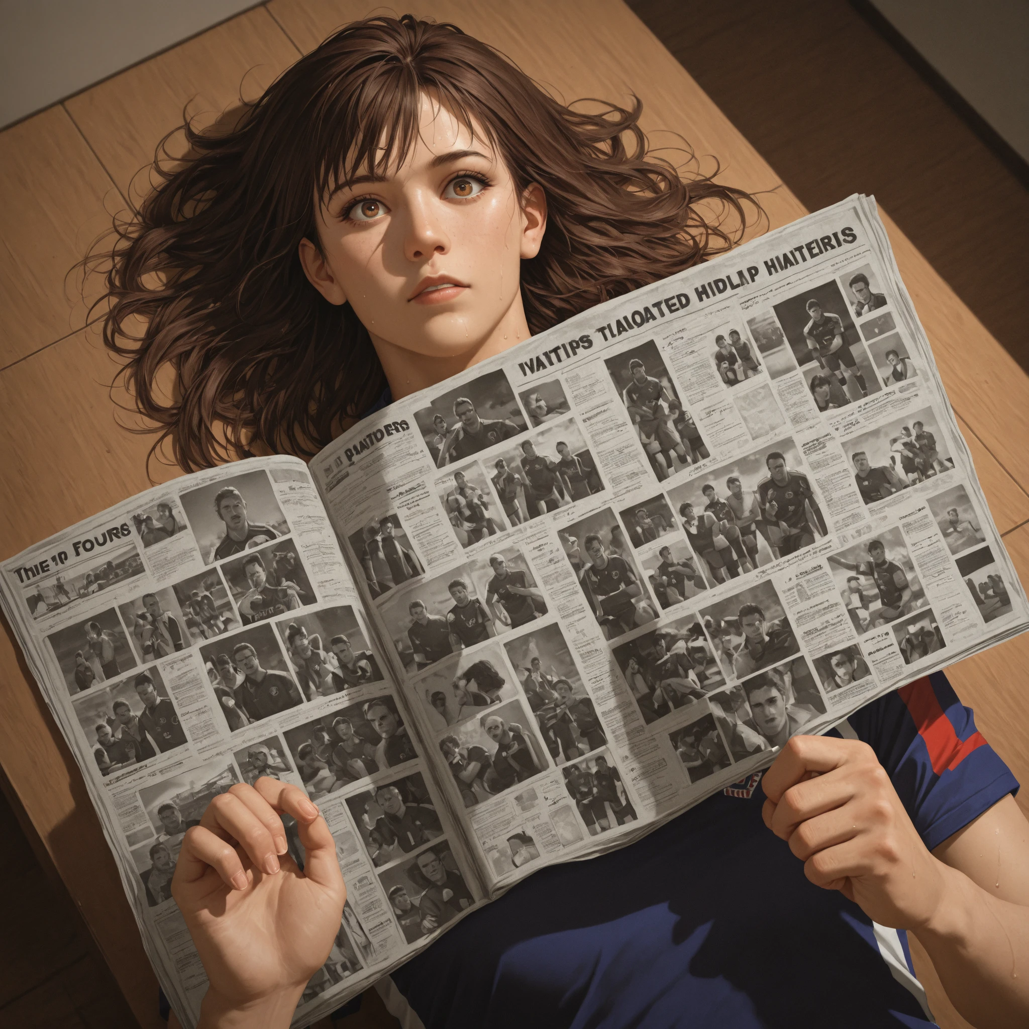 girl by Naoki Urasawa, best quality, masterpiece, Ultra high detail, 8k