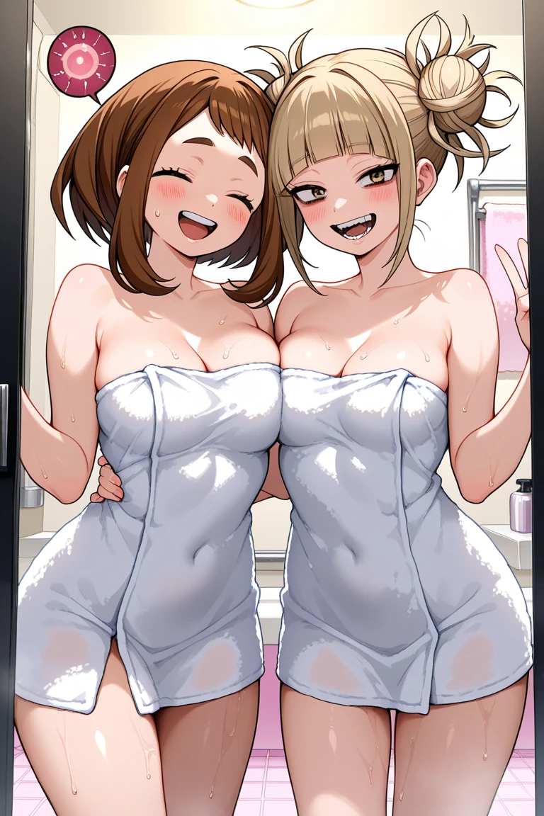 Kasumi Toyama,Band Dream!,(Mother and daughter:1.8), (Two Women:1.6),(Happy smile:1.3),Peace of mind,peace of mind,Trance,Purple eyes,(Absurd, 8k, 4K, Tabletop, Extremely detailed:1.2), Highest quality, Perfect Anatomy,Perfect Face,Heart-shaped pupils,Being spoiled,looks happy,(big breasted mother:1.5),(A girl with very small breasts:1.5),,Embrace each other,Acme,Masterpiece Nipples,Black pubic hair,Erect nipples, (全裸のMother and daughter:1.6), (Firm and huge breasts:1.5), Exposed shoulders, nsfw, Nude, (In the hot spring:1.5), (Hot bath:1.4),