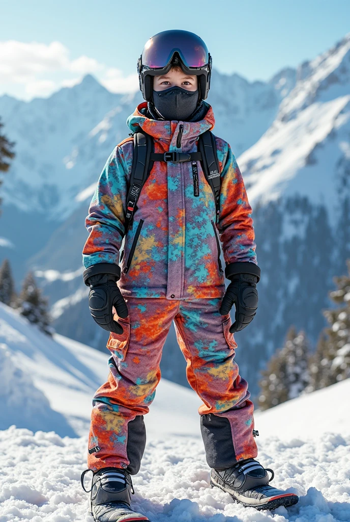 RAW photo, a portrait photo of 1 little girl, tnf, multicolor jacket, european, river background, natural skin, 8k uhd, high quality, film grain, Fujifilm XT3 <lora:TNFFIVE:0.8>