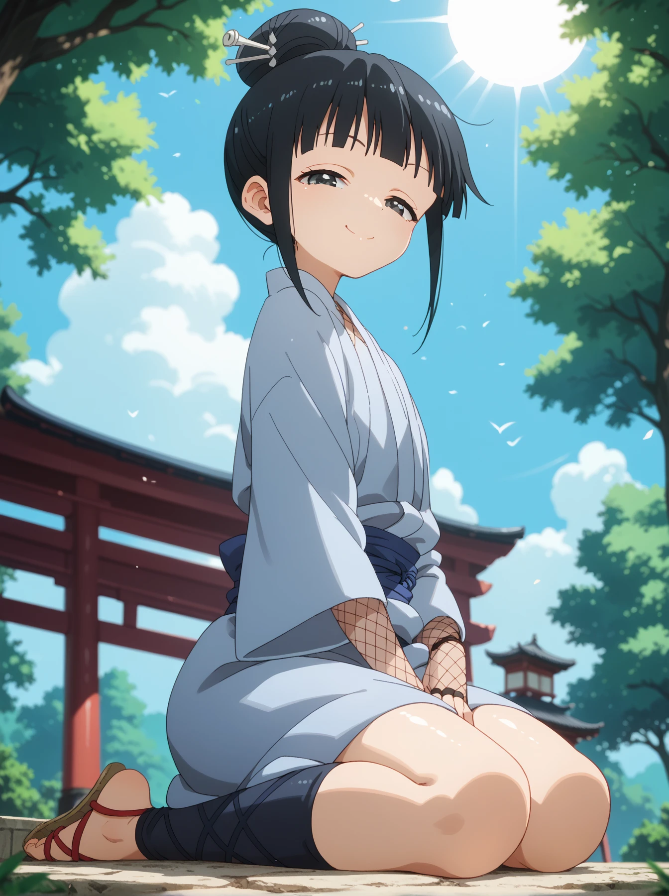 10yo, Color (Fantasy: 1.2), (hayao miyazaki style), (no panties), Realistic lighting, masutepiece, High quality, Beautiful graphics, high detailing, masutepiece, High quality, Beautiful graphics, high detailing, --V6