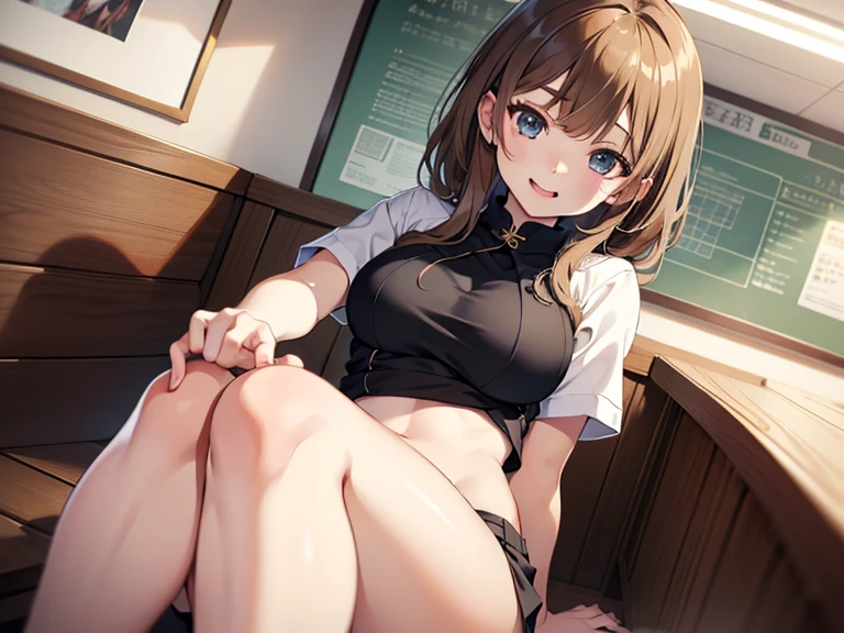 One Girl, Mirai Kasuga, ((Browsing Caution)), Big Breasts,  Navy Blue Blazer, Red Check Skirt, (Lift your shirt), Heterosexual, ((gang rape, Two boys)), Nipples, Embarrassing, Open your mouth, blush, Sweat, Sitting on the couch, ((Please stretch your legs and rest......)), ((Spread your legs)), Grab your knees, vagina, From below,  (Embarrassing:1.1), (blush:1.2), (orgasm:1.2), charm, (shout:1.1), (Move a row:1.1), Sweat, Heavy breathing, Expansion Division, penis, Sex, Sex with men, night,On the sofa, pillow, break, Shiny skin, 最high quality, high quality, Absurd, High resolution, High resolution, Game CG, Extremely detailed CG, wonderful, Official Style, Ultra-fine illustrations, In detail, Complex, Complex details, Extremely detailed CG unity 8k wallpaper 