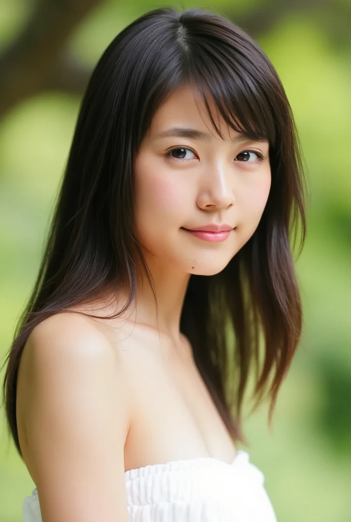 Pubic hair,, Naked, Full body, medium breasts,Beautiful detailed eyes, (Long hair:1.2), (8K, Best Quality, masutepiece:1.2), (Realistic, Photorealsitic:1.37), Ultra-detailed, 1 girl, Cute, Solo, (nose blush),(Smile:1.15),(Closed mouth)