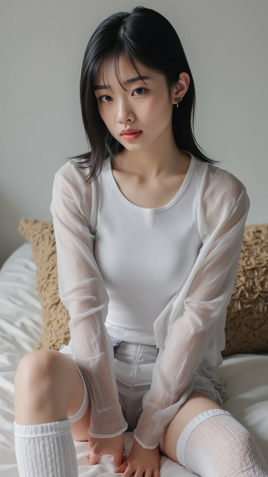 Beautuful Women，near bed，nakeness
