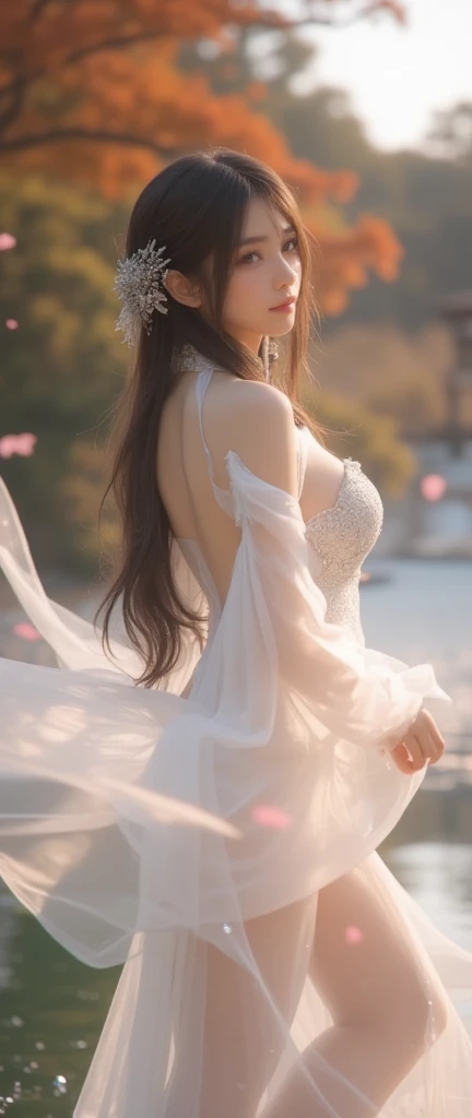 best quality, masterpiece, highres, 1girl,china dress,hair ornament,Smile,necklace, jewelry,Beautiful face,upon_body, tyndall effect,photorealistic, dark studio, rim lighting, two tone lighting,(high detailed skin:1.2), 8k uhd, dslr, soft lighting, high quality, volumetric lighting, candid, Photograph, high resolution, 4k, 8k, Bokeh