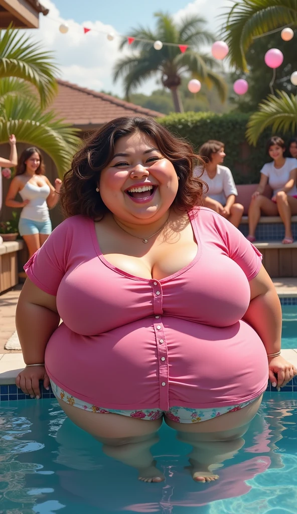 ((((Very fat woman))))、Summer Festival、smile、cute、Beautiful Asian Girl、4K、RAW、Ultra HD