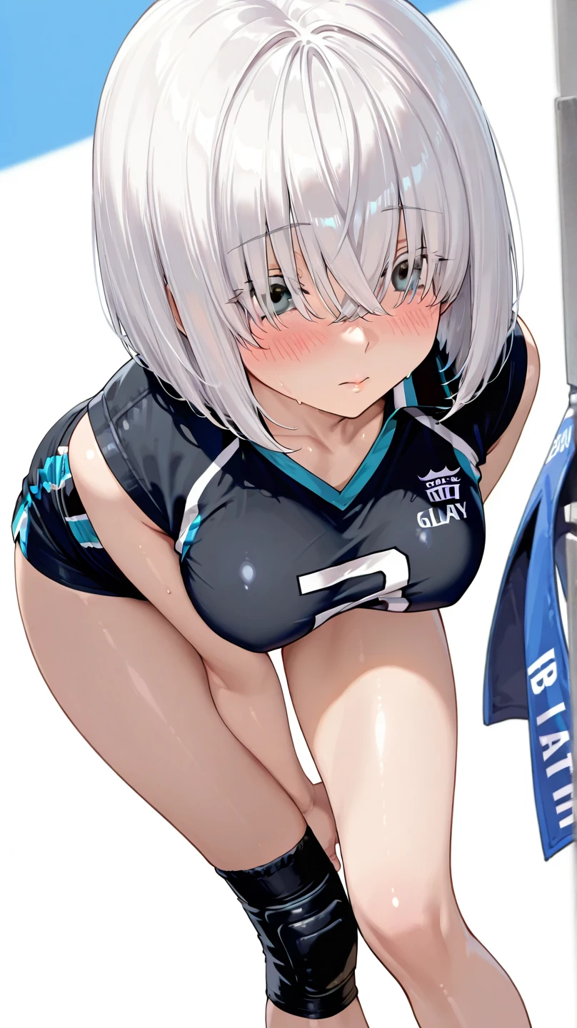 Ultra-high resolution, 1 Girl, 18 years old, (Idols:1.4), (Famous actresses :1.4), (Beautiful detailed face:1), ((Best Quality)), 1 Girl:1, 18 I, Cinematic Light, ,Mood lighting, (((Perfect Anatomy:1.10))), (Finely detailed face:1.2), (Representative works:1.5), (Best Quality:1.2), Looking at the Viewer, Lipstick, V-shaped eyebrows, V Line Jaw, ((Prevents clothing from digging into the skin)), (Crying face:1.3), (Heavy breathing:1.3), (The background is blurred), Glossy texture, Strong winds:1.3, (long silver hair blown in the wind:1.3), (Perfect Face:1.4), (Beautiful detailed eyes), (Close one eye:1.2), ((Shiny skin:1.3)), (Extremely smooth expressed skin), (((Sweaty skin:1.5))), White Skin, Slender, Narrow nose, (Narrow waist:1), (Almond Eyes:1), (Big Breasts:1.2), There is cleavage in the chest, Bangs, Light makeup, Small Ass, ((((Wrestling match venue:1.4)))), ((Sexy Sparkly Wrestling Costumes:1.3)), ((Sexy design swimwear:1.3), (( Pink with a complex design&white wrestling costume:1.3)), ((((My crotch is wet:1.4)))), ((((Sweat makes clothes transparent:1.3)))), (Patent leather long wrestling boots), Thimble Skin Gloves, (((Sleep on your back:1.5))), ((((Spread your legs)))), ((((Put your foot forward)))), ((((Top-down view)))),