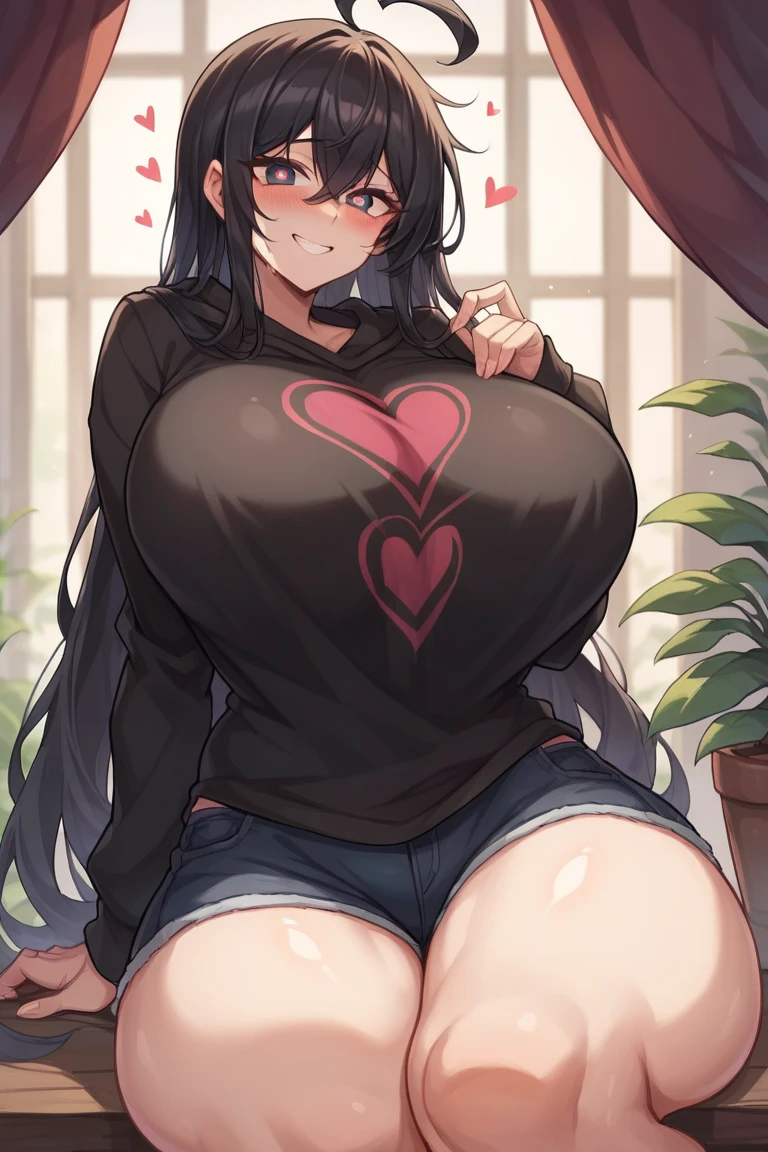 masterpiece, best quality, 1 female has very dark skin, adult, tall, plump, demon in love, handsome, dynamic pose, african woman, (dark skin female), milky breast, finely detailed eyes, intricate details, jewelry, curly hair, long hair, hair, huge ample breast, saggy, big udders, sweating, wet, tight fitting clothes, lustful gaze, pasties, seductive, womb tattoo,