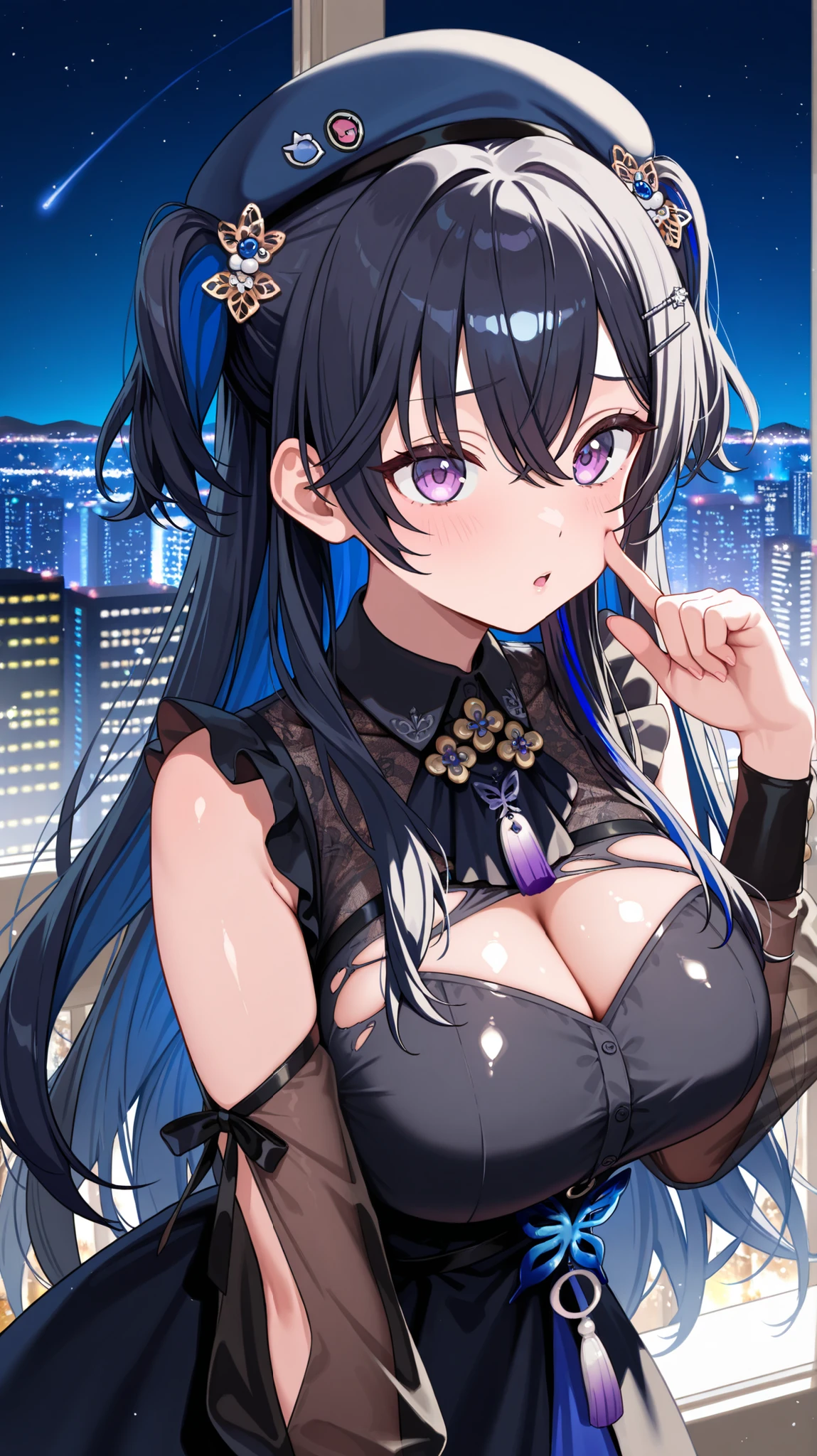 A cute cat woman