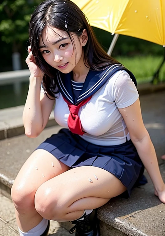 (((focus on pussy))), 1girl, (((17 years old))), (((huge bureast:1.5))), (brown ponytail),(Blushing , frown and shy expression:1.5), (open mouth wide:1.3),((beautiful anime eyes with fine detail)), realistic skin, (intricate details), (((white blouse))), (((showing nipples))),(((navy blue pleated miniskirt))), (tie), socks, nsfw, 1penis, nsfw, (((vaginal,sex:1.5))), 1boy, best lighting, depth field, ((ultra high resolution, high res)), {highres}, {{very fine 8KCG wallpapers}}, {{very precise detailed}}, ((((masterpiece)))),1penis,1boy, detailed Tokyo streetscape, nsfw, ((excessive cum:1.8))