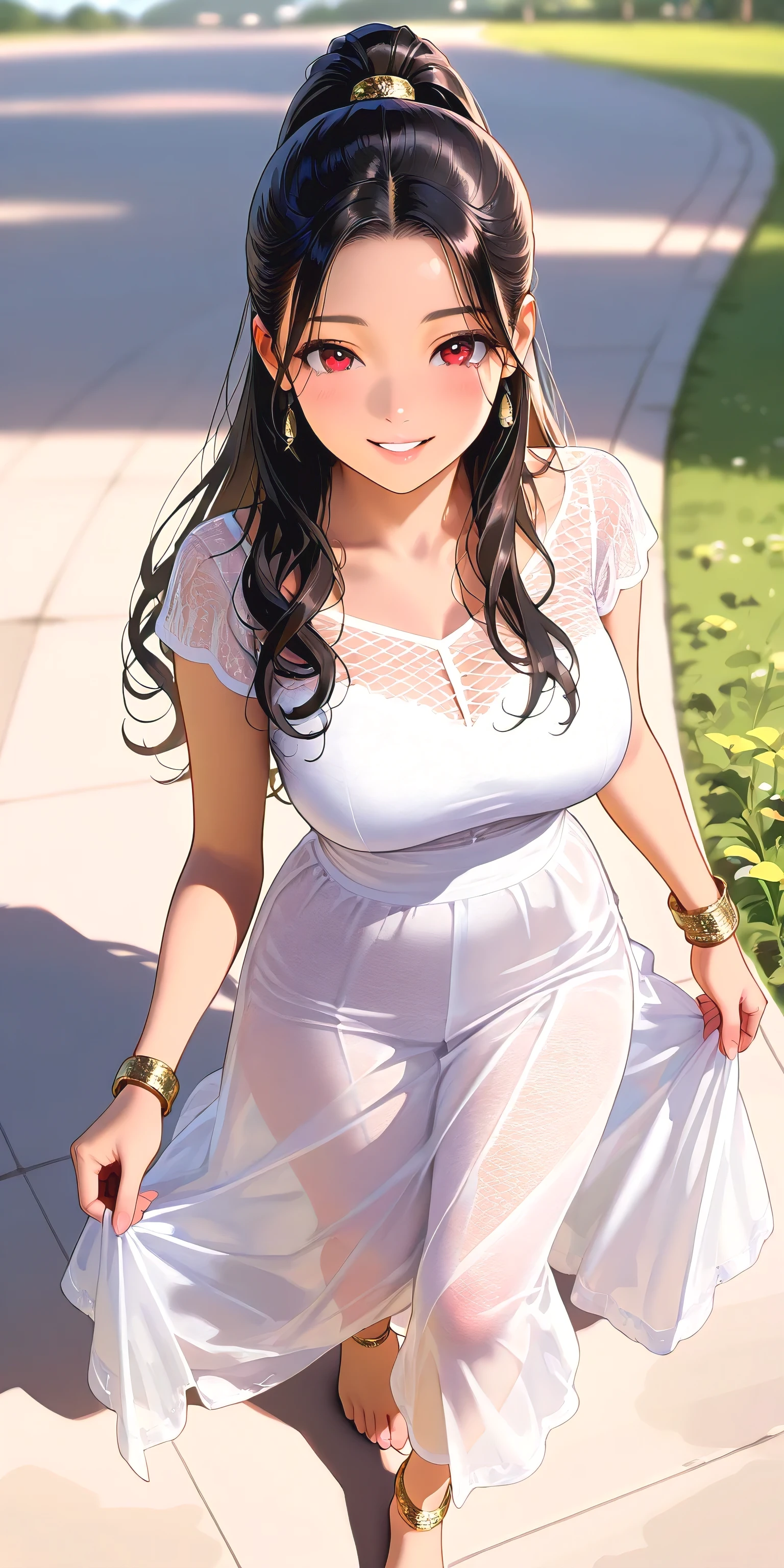 High resolution、4K quality、Best quality sister、sister、おsisterさん、Female college student、Glamorous Body、She is handing over her panties、Back alleys in the middle of the night、Embarrassed face、Browsing Caution