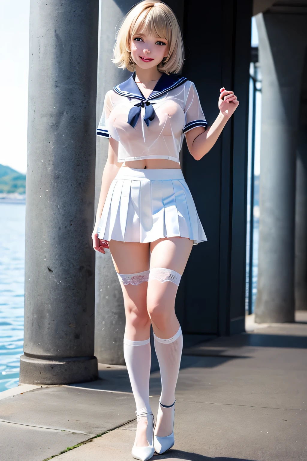 Swimwear that sticks to your skin, Mini skirt sailor suit, Sexy Bikini, Mini skirt maid outfit, Micro Bikini, Underboob, Micro Bikiniメイド, Maid Suit ,slingshot bikini ,Semi-transparent latex sailor suit ,Camel Toe ,From below:1.4 ,Tight transparent latex sailor suit:1.45,
