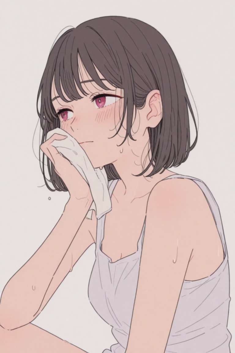 white T-shirt