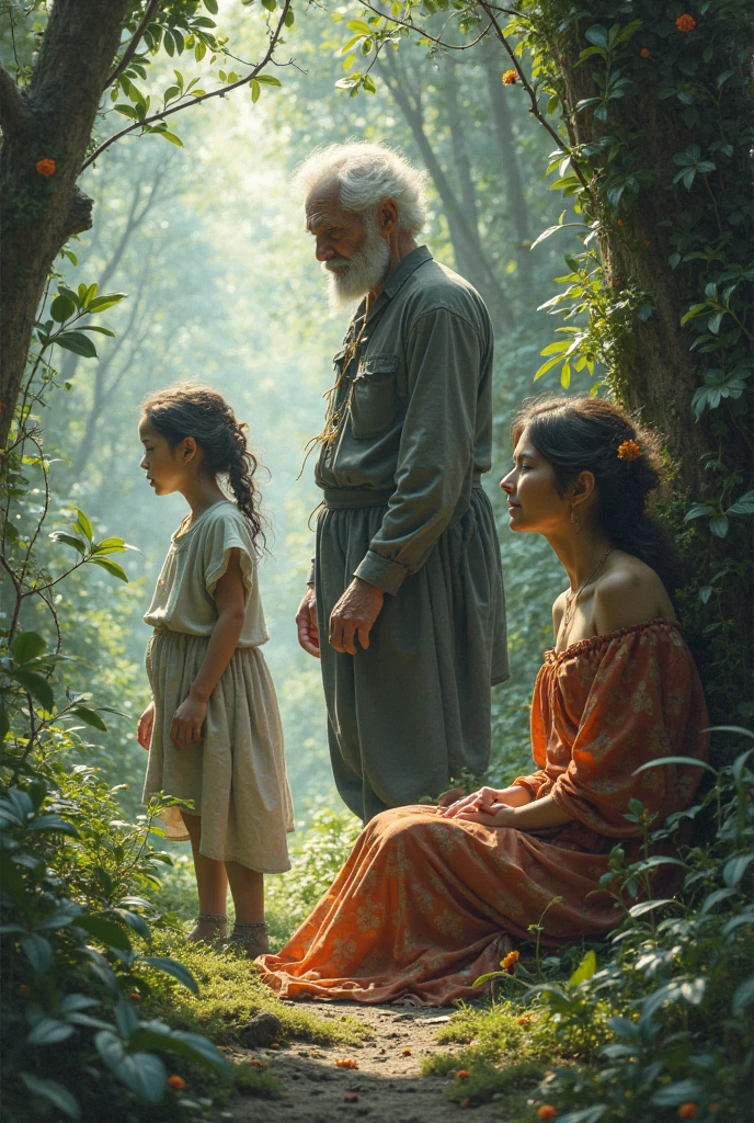Imagine a ten-year-old boy dressed simply in shorts and a Venezuelan flannel shirt sleeping in a hammock and waking up scared because the spirit of an old woman with a wrinkled face and long gray hair who had died in the sixties has him by the neck dressed in an elegant yellow polyester dress with a yellow belt around the waist.