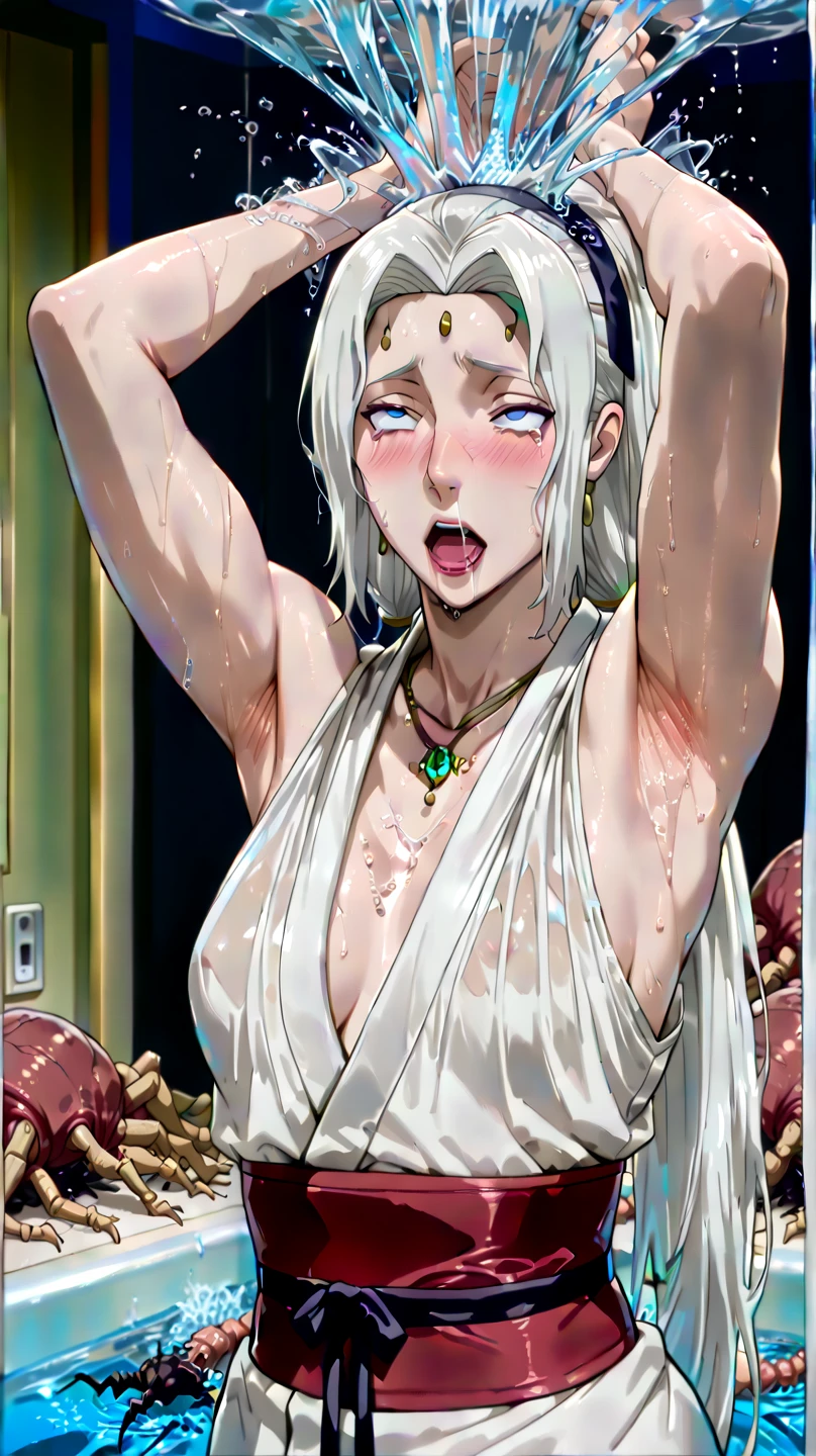 {artoria pendragon_fate ubw:1.15},(((white hair:1.7))), ((detail beautiful _eyes , :1.8)),,, ((Strong light )) , ((1 very tall girl:1.9)),((she is high tall:1.7)),, alone,, ((detail very surprised eyes, wide-eyed,:1.7,)) ,squinting,((open mouth :1.7)) ,hair between eyes,,, bare shoulders,, cleavage, , ((( very long straight hair:1.5 ))),
break, ((topless:1.7)) , break ,(( lace panties:1.5)) , beautiful light, , close up face:0.2, detail navel , detail thin thigs, , ((spread legs)), break, ((break ,sitting on gold liquid:1.8)),((Legs trembling)), trouble eyebrow, ,
nsfw,(ecstasy:1.8) ,(slut:1.6),(vulgarity:1.7),(fucked silly:1.8),(steam:1.5),(wet:1.5),(trembling:1.5),(((Twisting the body:1.7))) ,(drooling:0.2),(sweat:1.5),closed mouth:0.8, wince,(orgasm:1.7), trembling:1.8, beautiful upper body, Beautiful body, beautiful character design, perfect eyes, Perfect face, expressive eyes, Turning the face side to side,(church:1.5),in the center of the image, official art,High Definition CG Unity, Perfect lit, bright_front_face_lit, ,(Highest_quality:1.0),4k,Super detailed, photograph, 8K, nffsw, High resolution, absurd:1.2, kodak portrait 400, film grain, Lens flare, (lively_color:1.2) (beautiful, small breast:1.7), (beautiful_face:1.3),(narrow_waist),((blush)), ((detail nipple)),,saber, dress,