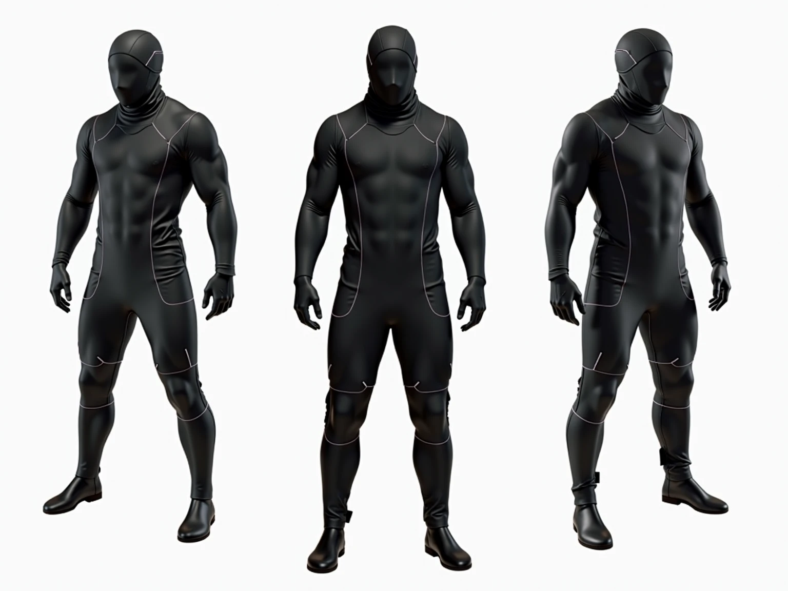 1 male,Muscular,cyclist,Bodysuits,Are standing,Long tights,Long sleeve,White binding shoes,White cycling helmet,Black socks,sunglasses,Face masks