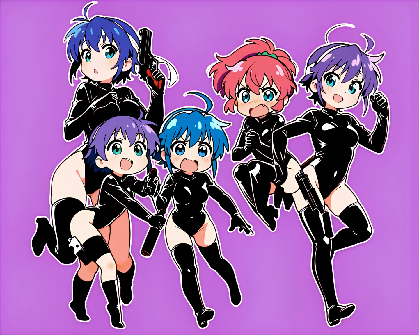 a drawing of a woman in a bodysuit holding a knife, proportioned body, sfw, body pose!, full body drawing, cell shaded adult animation, full character body, full body concept, full body; front view, female full body, entire body, a drawing of a debauchery priest lewd face, anime pose, pudica pose gesture, clean anime outlines, outlined!!!, fully body pose, full body zenkai! asuka suit, with arms up, sketchy artstyle, gesture drawn, holding a pudica pose