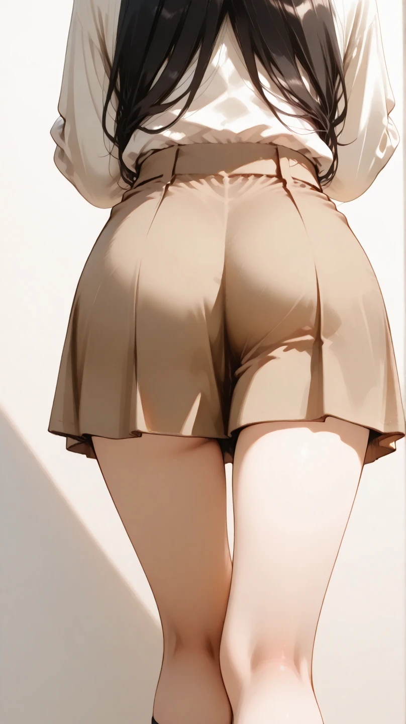Highest quality, Realistic, In detail, High resolution, 8k wallpaper, Perfect dynamic composition, Beautiful attention to detail, Medium Hair, Too big and full breasts, Random sexy poses,Chest to chest、(T-Shirtini skirt)、(Huge breasts　1.2)、（Huge breasts 、Very large breasts、Huge breasts、Big Breasts）Laughter、Open your mouth、Resort scenery、23 years old、Small face（The most beautiful woman in the world、beauty）（Perfect limbs）、（Very good curves）（）