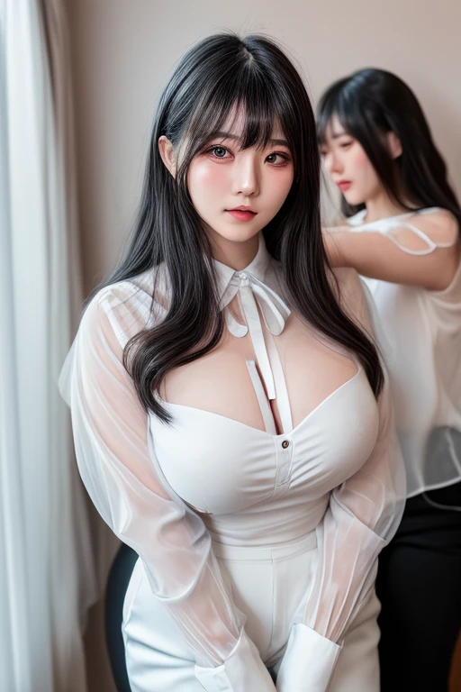 tutututu
black 
black serafuku
sailor collar
black miniskirt
long sleeves ((full body)), ((Elegant posture, Attractive posture)), ((Random shooting angles)), Platinum Blonde Fine Hair、Extra long silky straight hair、Big eyes with bangs and eyeliner、((Visible cleavage))、((E cup)), ((I-type Valley)), Nordic Youth、Perfect body、Very beautiful and cute、White Skin、Smooth and radiant skin、Young and beautiful skin、Perfect beautiful little face、Shiny Makeup、Thin pink lip gloss expression、girl、Lipstick、Deceptive advertising、{Steaming hot}、Audience perspective、Primetime lights、Bokeh atmosphere perspective、Detailed movie lighting、Intricate details、high resolution、 Details of facial design、High Detail、Be focused、Smoothness、aesthetics、Print、Octane Renderer、{{masterpiece}}