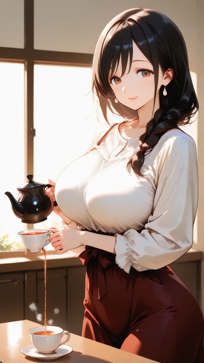 1female,45 yers old,A MILF,熟妇,mature,Married woman is a little fat,The chest is large,Huge cleavage, A sagging breast,独奏,(Background with:the rainforest) ,high ponytails,Short hair details,seen from the front, The sky is mostly cloudy,(((tmasterpiece),(Very detailed CG unified 8k wallpaper),Best quality at best,电影灯光,detailed back ground,beautidful eyes,Bright pupils,黑The eye,Snow-whiteskin,Redlip(very delicate beautiful),(Beautiful and detailed eye descriptions),ultra - detailed,tmasterpiece,))facing at the camera,A high resolution,ultra - detailed),The chest is large,A sagging breast,revealing breasts,Bare genitals, convex,legs are open,Raised sexy,Camel toes,face flushed,(dressed in:green apron,chef's hat,on cheongsam)