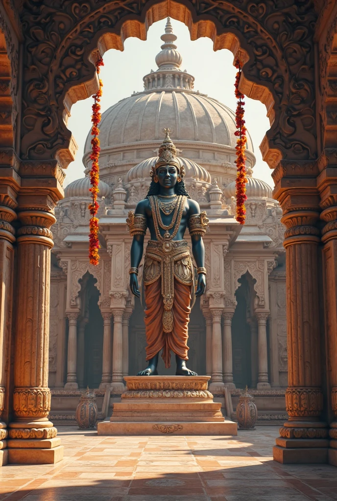 Lord Krishna in taj mahal