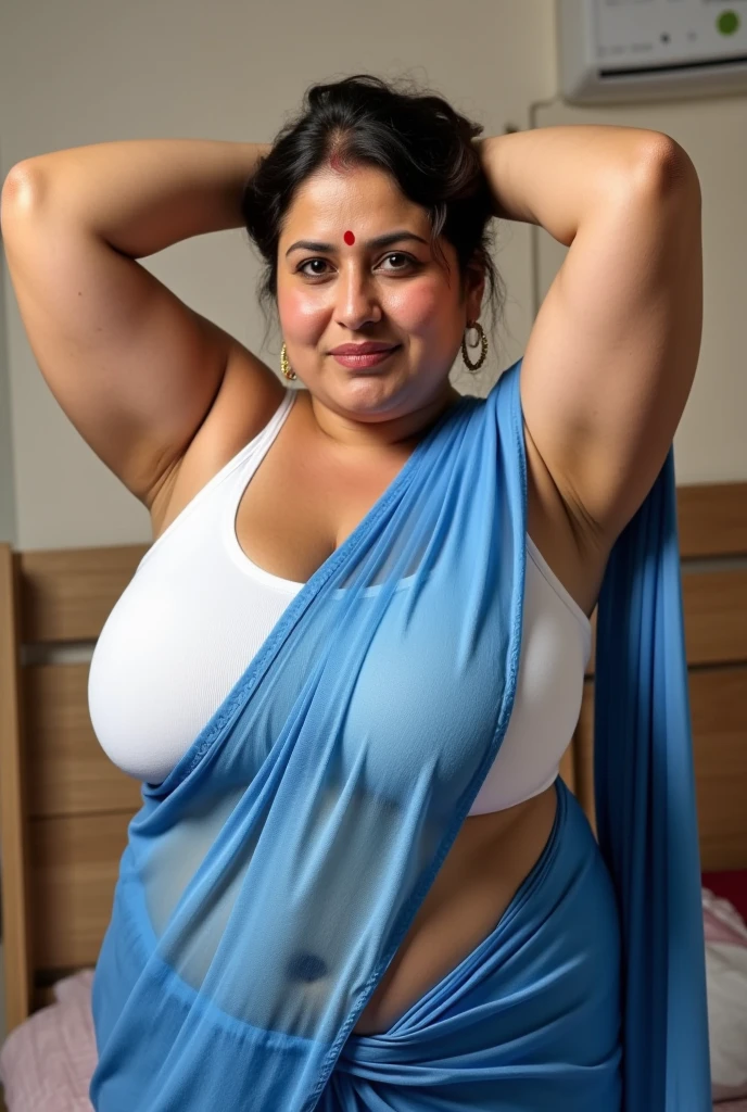 Foto RAW, photorealistic, true milf, mature wrinkles skin, tanlines,photography, full body shot,70 years old Woman,nadhiya moidu,hot nadhiya mommy, master shot, perfect eyes,goddess like beauty, nadhiya momma, nadhiya amma,pierced eyes, perfect thick chubby mallu Desi aunty bhabhi, Wearing a Stanapatta, a chest-band.Saree model, model Photography, Indian saree shoot,Indian traditional wear advertising photography, traditional wear brand shoot, face of indian chubby milf actress Nadhiya or Nadia Moidu or Nadiya moidu, masterpiece,realistic,realism, incredible details,pleasure,photorealism, detailed skin, skin pores, high contrast, photorealistic Artstation 8k HD digital art trend of high definition and detailed realistic skin texture, ultra detail, realistic skin texture, armature,best quality,ultra high definition, (photorealistic:1.4),high resolution,detail, raw photo, sweat, Re sharp, by Lee Jefferies Nikon D850 Film Stock Photo 4 Kodak Portra 400 Camera F1.6 Lens Rich Color Ultra Real Realistic Realistic Textures Dramatic Lighting Unreal Engine Trending at Art Station Cinestill 800,(pele altamente detalhada: 1.2), 8k UHD, DSLR,soft-lighting,alta qualidade,grain of film,Fujifilm XT3,she didn't like to wear blouse or bra, she is happy to wear only saree,she hates blouse or bra,detailed hairy armpits,hyper realistic skin, skin pores,sweat,veins on the body,skin texture, freckles 0.2, RAW photo,astounding details, professional fashion photography,photographed by master photographer,insane skin texture details, bulky figure,plus size Indian aunty,chubby Indian housewife,Indian desi Mature widow aunty, queen of seduction,tempting jiggly figure,appealing body language,she wants to alleviate his loneliness,she wants to be a sugarmommy,mature aged beauty, true mature goddess,visible wrinkles and stretchmarks as she aged, few tanlines in her face, She is the mother of six sons,erotic fantasy, kaamwali aunty, alluring figure, stretchmarks visible on her belly, thick thighs