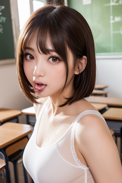 (((masterpiece,Highest Resolution,4K High Resolution,Crisp image quality:)Pussy juice(Detailed Hair,)(Put a recorder in a climaxing pussy,sit,,School Teacher