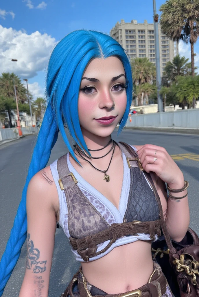 (masterpiece), (best quality), (photorealistic:1.4), perfect face, highly detailed everything, ultra high res,
lake background
AQUA, 1GIRL, BLUE HAIR, BLUE EYES, VERY LONG HAIR, HAIR ORNAMENT,
large breasts, side view,
overalls, paint on clothes,