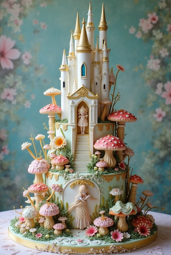 Make a fairytale themed birthday cake
