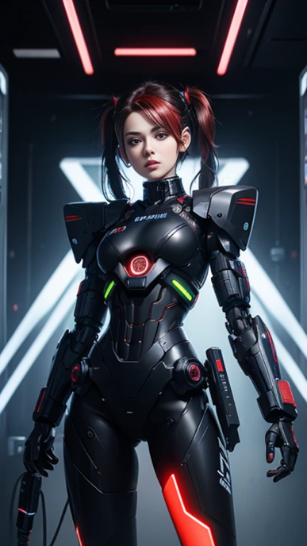 ((fall body)) 1 Girl、((glowing eyes, red eyes)), Medium Bust、solo、red Hair、covered navel, space helmet, muvluv,、Glued to Body Symbiote Style Futuristic Exoskeleton Futuristic Fire Suit Futuristic and Cybenetic Helmet with Ultra Realistic Neon Visor , Mobile Race Suit、Shoulder Armor、ceiling、Wide Shot、Looking Ahead、zipup suit 、Closed Mouth、Highest quality、medium quality、22 years old、Mobile Trace System、cockpit、Asian、CyborgCosplay RosamundPikeSDXL
