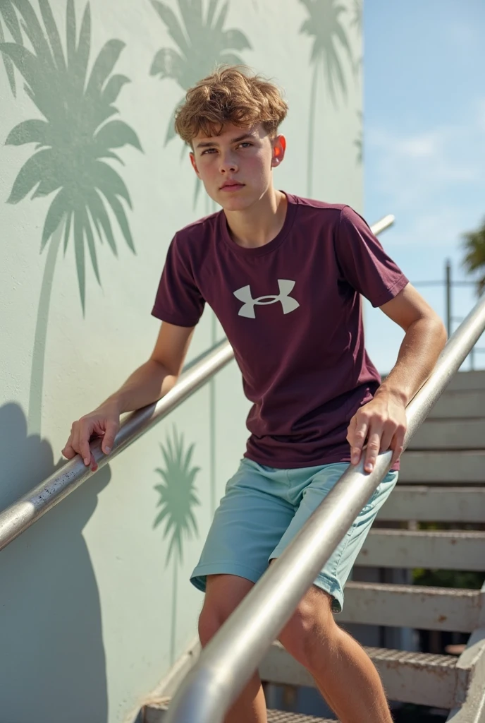 peter pan, sweaty teen boy, standing on a big rock, far from camera, shot from below, lower angle shot, whole body visible in camera, braces, age 16, bare feet, wearing long sleeveless t-shirt with dropped armhole, hands behind head, short fine armpit hair, flexing, veiny arms, cute, tall, arms behind head, short wispy armpit hair showing, lean, not muscular, wispy pubes, teen boy masterpiece, high resolution, feet visible, no shoes, very dirty feet, skinny, tall, nice boy feet, teen boy feet, skinky feet, boy feet, foot fetish, tall boy, teen boy, braces, best quality, amazing anatomy, handsome, sweaty clothes, wet clothes, sticky tank top, wet tank top, wispy armpit hair