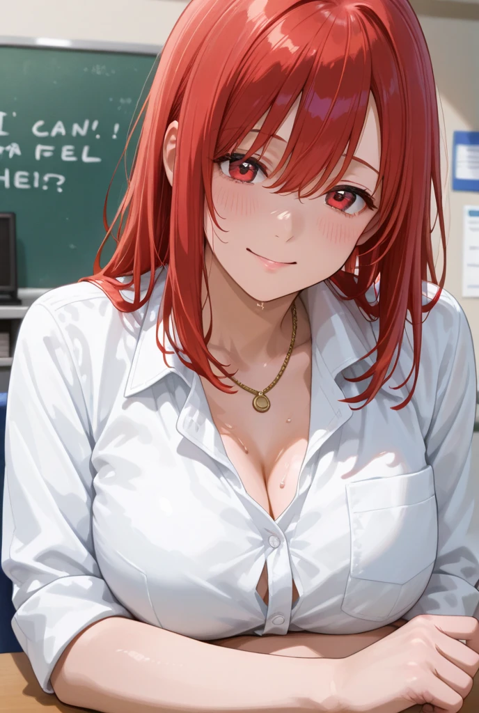 School, classroom, outdoors, high school, beautiful girl, three beautiful girls, many girls, many people, all naked, lively girl, red hair, cool girl, sexy body, beautiful eyes, choker, gal, big breasts, completely naked, , nipples, naked, genitals, undressing, spilling breasts, fornication, masturbation, masturbation, Shiraishi An