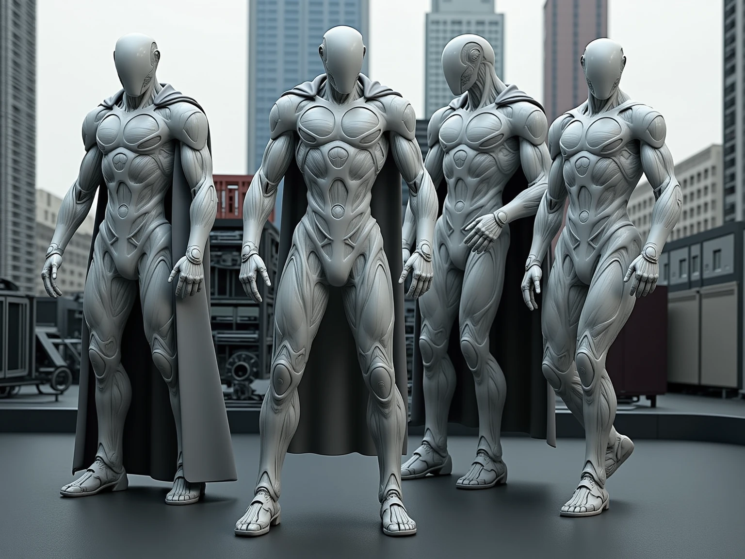 Close-up of a character, ((Character concept art)), ((character design sheet, Same character, front, from the side, Back)) Character image, Video game character design, Video game character design , ((Masterpiece)), (((Best quality))), illustration, environment Scene change, Pose too, (Single background, white background: 1.3) lap, multiple_Views, Concept art, chop, Multiple views, ( Multiple views of the same character in the same outfit: 1.3.) Biomechanical creature in humanoid form, with opalescent skin and scales, Masterpiece, absolutely perfect, Stunning image, visually rich, Intrinsically detailed, Concept art, by MSchiffer, shiny holographic, cinematic , UHD Wallpaper, 3D, Octane Rendering, Volumetric Lights. Huge muscles, Muscular body, Bodysuit, Bodybuilder Body, Strong Abs, Full Body Create an image of a black warrior after an apocalypse in the future, huge muscles, huge pecs, chiseled abs, huge pecs, exaggeratedly large muscles. Full body photo, cyborg suit, muscular body, gigachad, staring eyes, Waiting, Arms outstretched, Waiting, Standing Art neon light, in the dark of the night, Colored, Detailed, 4k