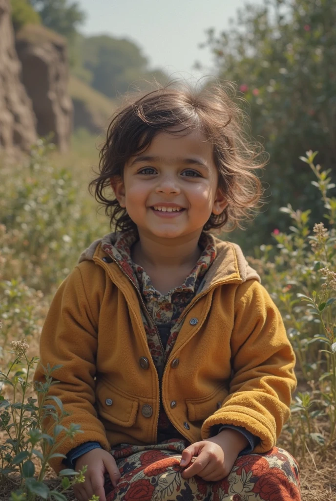 Kanha baby cute worn pic in nice view