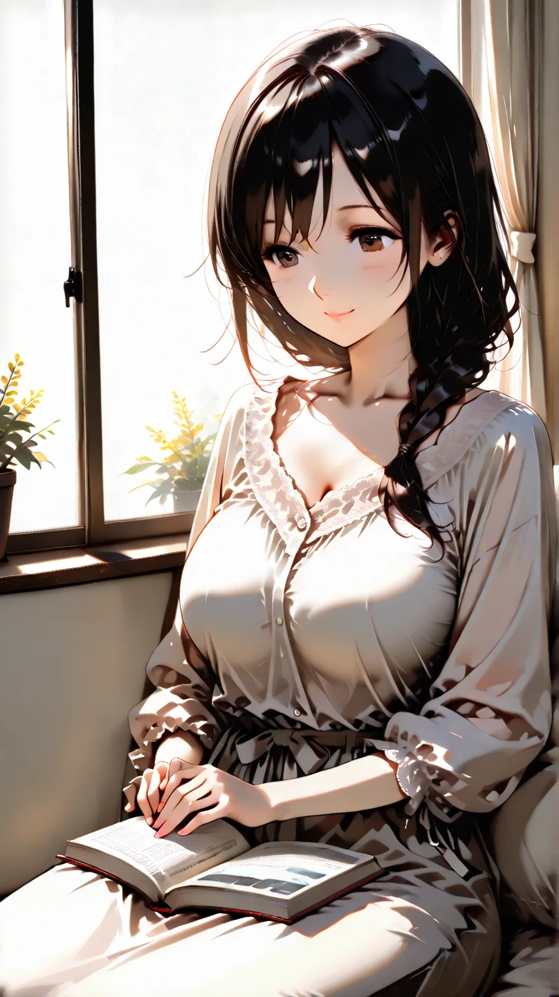 penSketch_style , ((((highest quality)))), (((Ultra-precision CG 16K))), (((masterpiece))), (((Very detailed))), (((Extremely detailed))), (((Black outline:1.3, Written boundary depth:1.3 , Written soft outline))), Blur, Bokeh, Maximum clarity and sharpness,Multilayer Texture, Surface Shading, Cinematic lighting, Beautiful details sparkle ,Perfect Proportions, Limited to one woman, BREAK accurate, Anatomically correct, Highly detailed face and skin texture, drawn in detail, Highly detailed facial and skin texture, Detailed eyes, beautiful hair, Beautiful Japanese Idol face, Beautiful and beautiful eyes, Beautiful body, Beautiful breasts, Beautiful thighs, Beautiful legs, Beautiful fingers, (Beautiful views) , skinny body, ((Beautiful Skin)), ((Skin Texture)) BREAK breast enlarged, large Breasts, perky breast, (blush, smiling:1.3, brown eyes, pink cheek, Double eyelids, Thin eyebrows, narrow eyes:1.3, Natural cheeks, Glossy skin, Fair skin:1.2, (Glossy lips:1.4, shiny lips: 1.4 ), high school student, Attractive adult woman ) , Long-Hair:1.3, straight-Hair:1.3, Hair Intake, Inner hair color, [(gradient hair from navy to yellow:1.4):0.4], BREAK (spring-casual, wearing see-through outer-outfit) , nail art, necklace, Bridal Ring, wearing a watch BREAK (Sitting on the floor holding your knees,  from front, from below, bust up, closeup breast ,plaster figure , sculpture , statue)